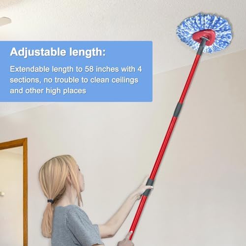 Spin Mop Replace Head, Mop Handle - Image 6