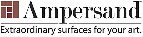 Ampersand Art Supply Wood Gesso Art Painting Panel: Canvas Texture, 1.5 Inch Cradle, 16" x 16"