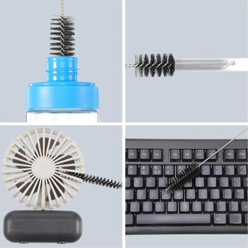 Patelai 12 Pieces Aquarium Filter Brush Set Aquarium Cleaning Brush Tools - Image 6