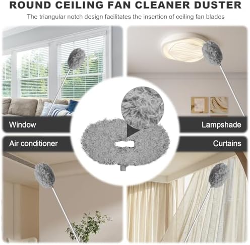 Storystore Ceiling Fan Cleaner Duster, Adjustable Microfiber Duster - Image 6