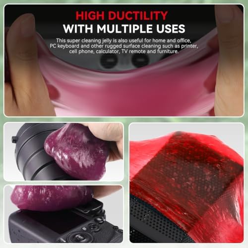 Auto Dynasty Car Cleaning Gel 5 Pack, Car Detailing Kit Cleaner Slime Putty - Image 5