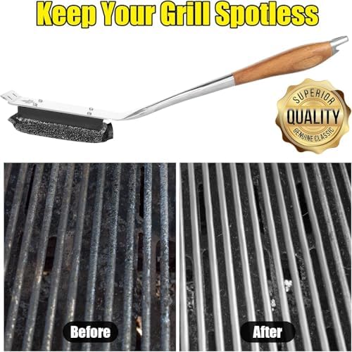 XUDAKAIXIN BBQ Replaceable Scraper Cleaning Head, Durable - Image 2