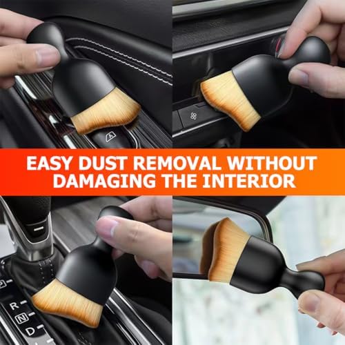 Blilo 2PCS 3.86 Inch Curved Car Interior Detailing Brushes - Image 6