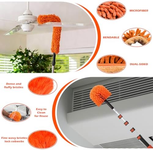 20FT Reach Extendable Ceiling Duster Kit - Image 6