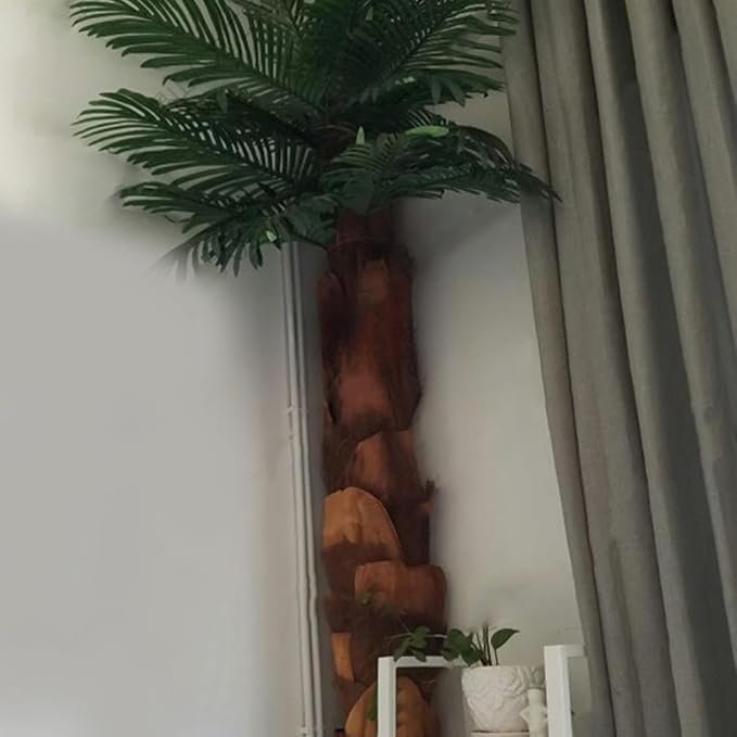 Cabilock 5PCS Realistic Artificial Palmae Bark Garden Decor Plant Accessory Home Decor Coconut Tree Barks Crafts for Displaygardens Landscaping