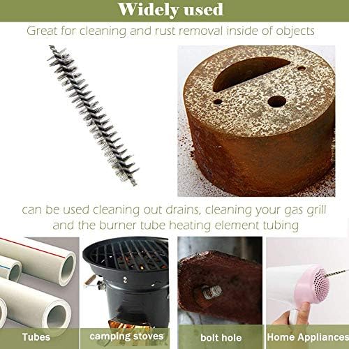 Utoolmart Steel Wire Cleaning Brush, Spiral Power Tube Brush, Steel Wire Tube - Image 7