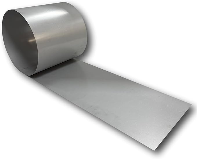 Eagle 1-24 Gauge KYNAR 500 Sheet Metal Flashing Rolls-10 FT Long-Heavy Duty-Commercial Grade-Roofing Flashing, Fascia Cover, Coping Cap-Multiple Sizes (30" x 10 FT, Paintable Steel)