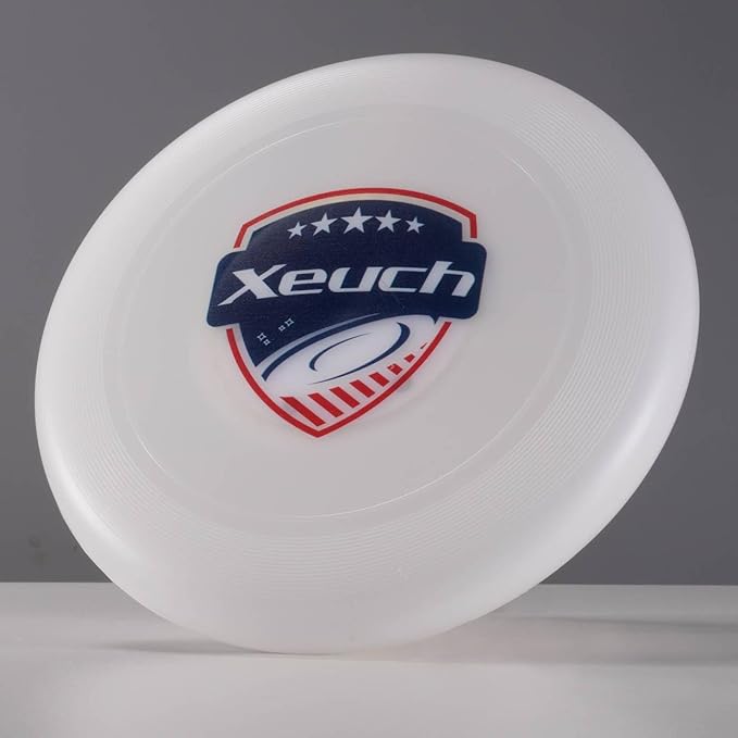 Light Up Flying Disc, 175g Glow Disc with 30 RGBs, 16 Lighting Modes, 4 Brightness, 600mAh Rechargeable Battery, Built-in Timer and Sensor for Competitive & Casual Play, Gift for Men/Boys/Teens
