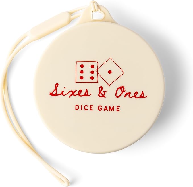 Vango Sixes & Ones Dice Game β 6 Curated Dice Games All in One, Expandable Rolling Cup to Play Anywhere β for Kids, Adults, Families, Travel, Perfect for Game Nights