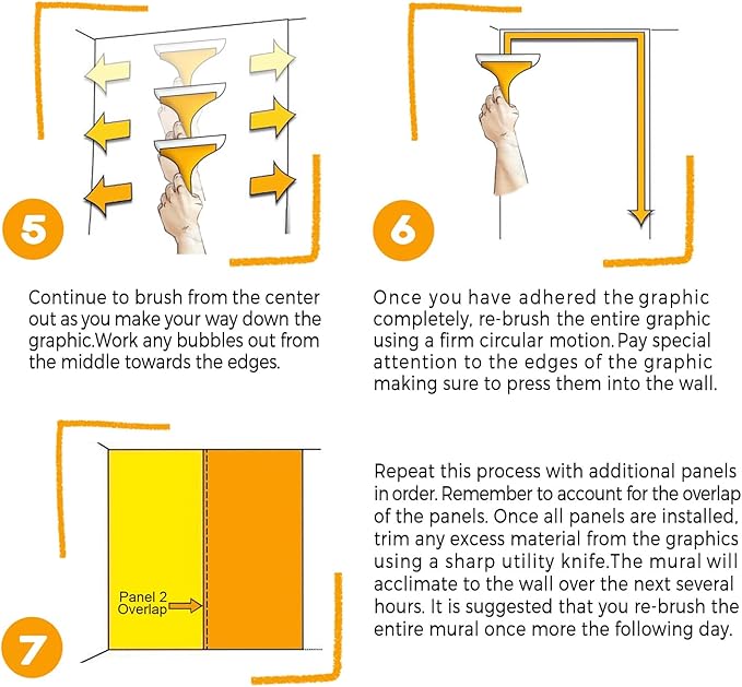 wall26 Wall Sticker/Wall Mural Horizontal Brown Vintage and Retro Wood Textured, Not Peel and Stick, Non-Woven Wallpaper Decorative for Bedroom, Living Room, Office - 120x168 inches