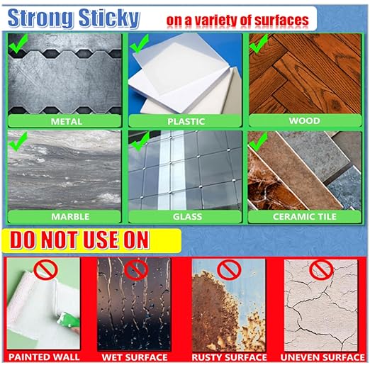 720 Pcs Sticky Tack Poster Stickers, Double Sided Sticky Round Clear Stickers, No Trace Poster Adhesive Putty Removable Waterproof Adhesive Dots for Festival Decoration Sticky Dot (0.31" X 0.51")