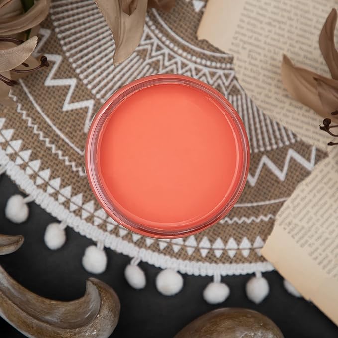 Dixie Belle Paint Company Chalk Finish Furniture Paint - Flamingo (4oz) - Matte Bright Coral Chic Chalk Mineral DIY Furniture Paint