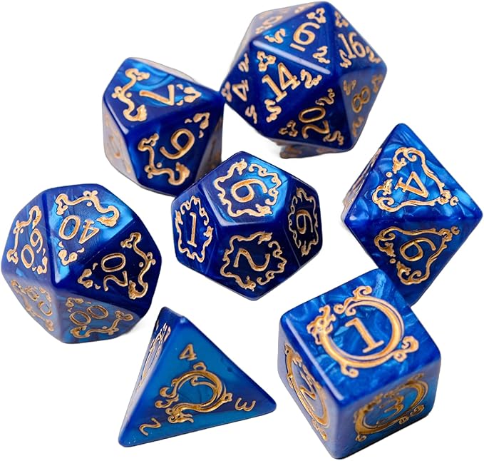 3D BEST-Q Cthulhu DND D&D Dice Tower,3D Printed Compatible with Dungeons and Dragons, 28mm Miniature Wargaming, Tabletop RPGs, Wargame Scenery, Endless Deep Sea Series (Blue&Green)