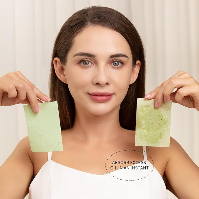 Teenitor Oil Blotting Sheets for Face, 600 Sheet Oil Absorbing Sheets for Face, Blotting Papers for Face Blotting Paper for Oily Skin, Oil Wipes for Face Oil Sheets, Oil Pads for Face Oil Control Film