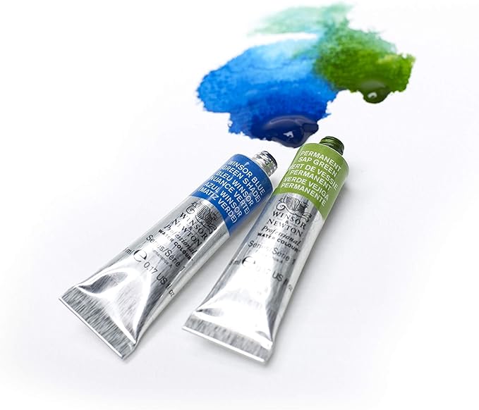Winsor & Newton Professional Water Colour Paint, 0.47-oz Tube, Phthalo Turquoise