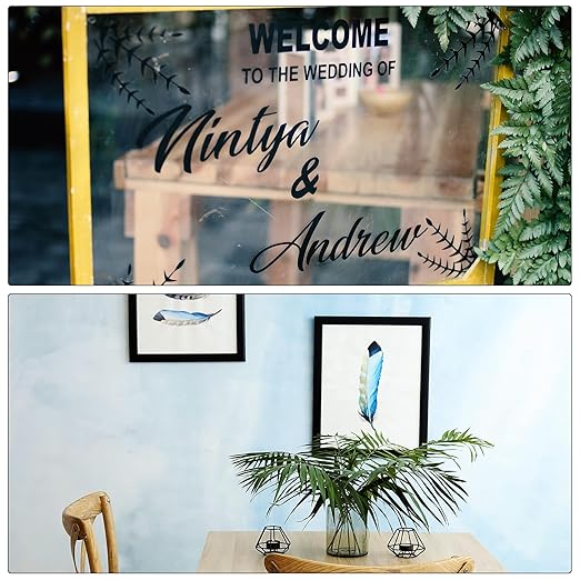 uxcell 2Pcs Acrylic Sheets 12x8 Inch Acrylic Panel 1/8 Inch-3mm Plastic Board for Picture Frames Sign Holders DIY Display Projects Craft, Clear Orange