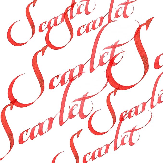 Winsor & Newton Calligraphy Ink, 30ml (1-oz) Bottle, Scarlet