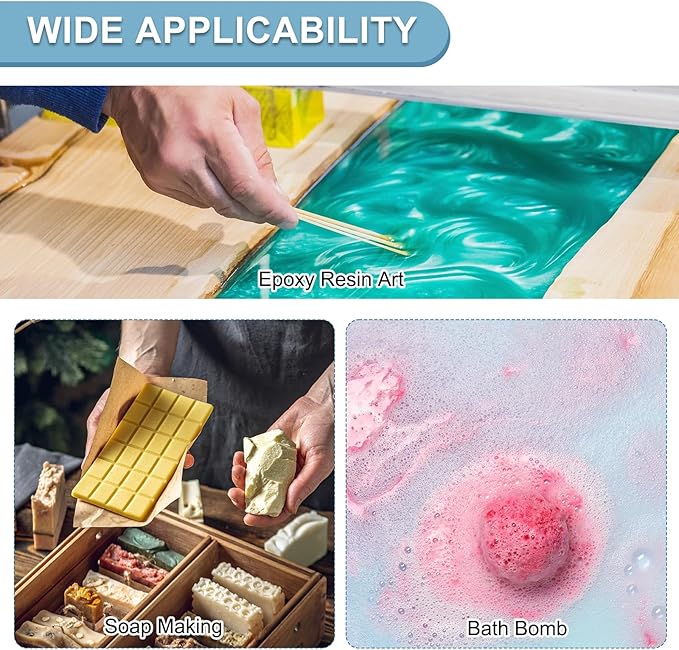 uxcell 10g/0.35oz Cosmetic Grade Mica Powder, 600 Mesh Mica Powder Natural Resin Epoxy Pigment Powders for Casting Resin, Candle Dye, DIY Nail Polish and Lip Gloss, Purple Red