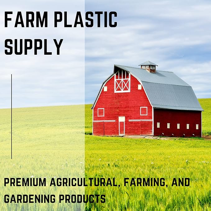 Farm Plastic Supply - Clear Vinyl Sheeting - 15 Mil - (4'6" x 35') - Vinyl Plastic Sheeting, Clear Vinyl Sheet for Storm Windows, Covering, Protection, Tablecloth Protector