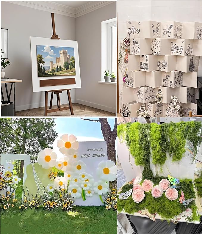 Foam Board 11 x 14 in, ZXUNLIEH 12 Pack White Poster Board, 3/16 in Thick Craft Foam Core Board, Puzzle Board, Double Sided, Foam Sheets for Picture, Project, Presentation, Artwork, Signage and Crafts