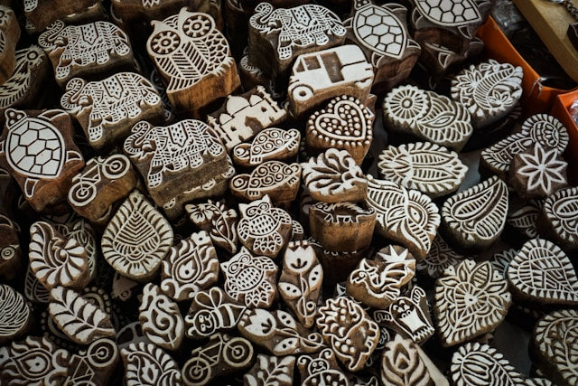 Fabric Block Printing Guide: How to Use Wooden Stamps on Textile Craft Projects