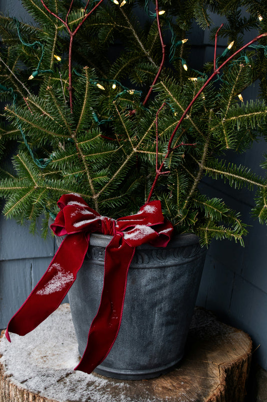 Velvet Ribbon for Holiday Decorations and DIY Projects