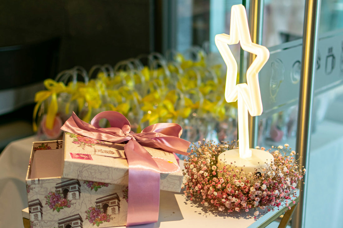DIY Ribbon Decorations for Baby Gifts