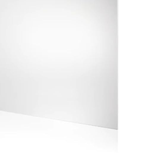KastLite Colored Acrylic Sheets Nominal 6" x 18" - Plastic Sheet Easy to Cut, Saw, Shape, Laser Cut - Ideal for Arts & Crafts & DIY Projects- Durable, Lightweight, Scratch Resistant - Frosted 8 Pack