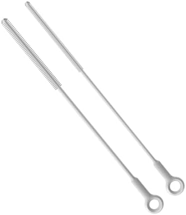 Reusable Silicone Straw Cleaner Brush Set, Flexible&Bendable Design, Dishwasher by Leucite