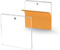 25 Acrylic Square Clear with Hole (Select Size) (4.0")