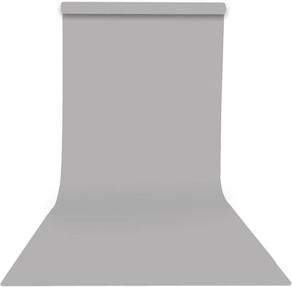 Yizhily Seamless Photogrphy Background Paper, Paper Backdrop Roll for Photoshoot, 53" x16', Pursuit Grey