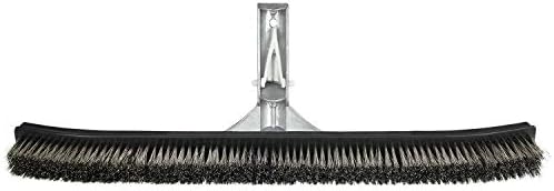 Poolmaster Stainless Steel Pool Algae Brush, Heavy-Duty Aluminum Back, - Image 3