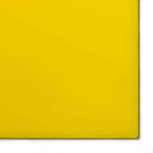 KastLite Colored Acrylic Sheets Nominal 6" x 12" - Plastic Sheet Easy to Cut, Saw, Shape, Laser Cut - Ideal for Arts & Crafts & DIY Projects- Durable, Lightweight, Scratch Resistant - Yellow 8 Pack