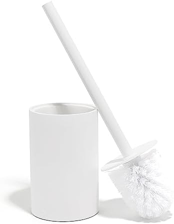 Yew Design Matte White Toilet Bowl Brush by YEWDesign