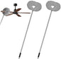 2PCS Ceiling Fan Cleaner Duster, Adjustable Microfiber Duster by Storystore