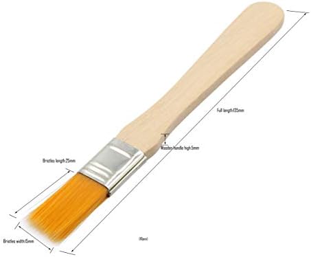 LBY 10pcs Household Cleaning Dusting Brush, 135mm Paint Brush Small Size - Image 4