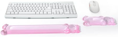 Gel Keyboard and Mouse Wrist Rest Set – Clear Wrist Rest - Image 7