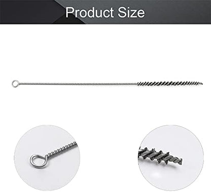 Utoolmart Steel Wire Cleaning Brush, Spiral Power Tube Brush, 0.2-inch Diameter - Image 2
