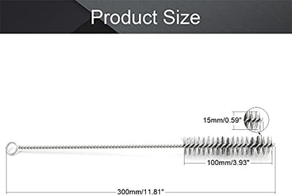 Utoolmart Steel Wire Cleaning Brush, Spiral Power Tube Brush, Steel Wire Tube - Image 2
