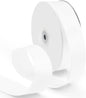 1-1/2 Inch 100 Yards Satin Ribbon White, Solid Color Fabric Ribbon for Gift Wrapping, Wedding, Polyester Gift Ribbon for Birthday Party Decoration, Craft, Hair, Floral, Sewing