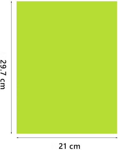 A4 Origami Paper Yellow Green 100 Sheets, 8.27×11.7 inch Double Sided Color Easy Fold Big Origami Paper A4 Colored Copy Paper Thin 70gsm for Beginners, DIY handwork Art Craft Projects (210 x 297 mm)
