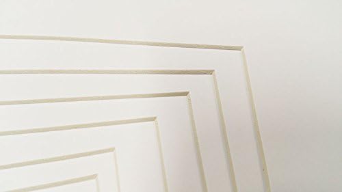 6x8 Mat for 8x10 Frame - Precut Mat Board Acid-Free Show Kit with Backing Board, and Clear Bags Marzipan Beige 6x8 Photo Matte Made to Fit a 8x10 Picture Frame Matboard for Framing, Pack of 25 Mats