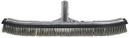 Poolmaster Stainless Steel Pool Algae Brush, Heavy-Duty Aluminum Back, - Image 2