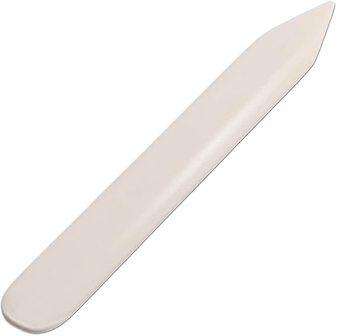 Wuta Bone Folder Leather Craft Tools 4 Pcs DIY Leather Shaping for DIY Handmade Leather Burnishing Bookbinding Cards and Paper Crafts