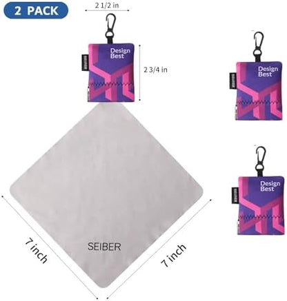 SEIBER Microfiber Eyeglass Cleaning Cloth, - Image 3