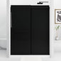 Frameless Double Sliding Shower Door 55-60" W x 76" H Euro Gray by EPXMKXShowerDoor