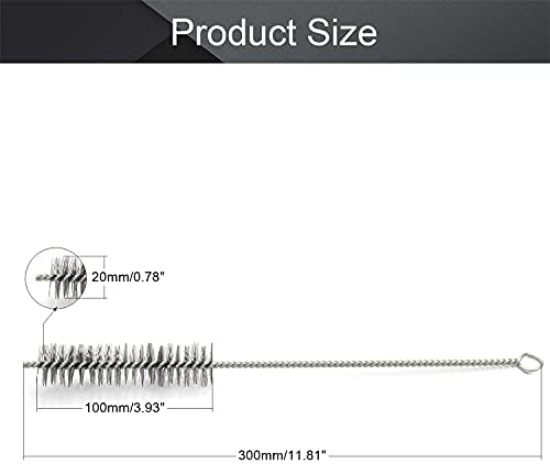 Steel Wire Tube Brush, 1.0-inch Diameter, 12-inch Length - Image 2