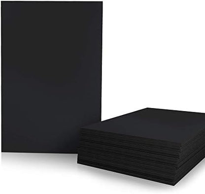 Black Foam Board 24 x 36 x 3/16" (5mm) Inch, 15 Pack Acid-Free Foam Core Poster Board Sheets for Art, Crafts, Presentation, Vision Board, Signboard, and Party Decorations