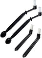 Set of 4pc Coffee Tool Espresso Coffee Machine Cleaning Brush & Descaling Spoon by Baukon