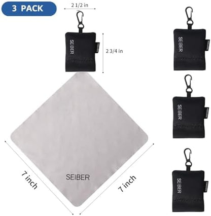 SEIBER Microfiber Eyeglass Cleaning Cloth - Image 4